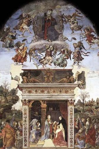 Filippino Lippi Assumption and Annunciation